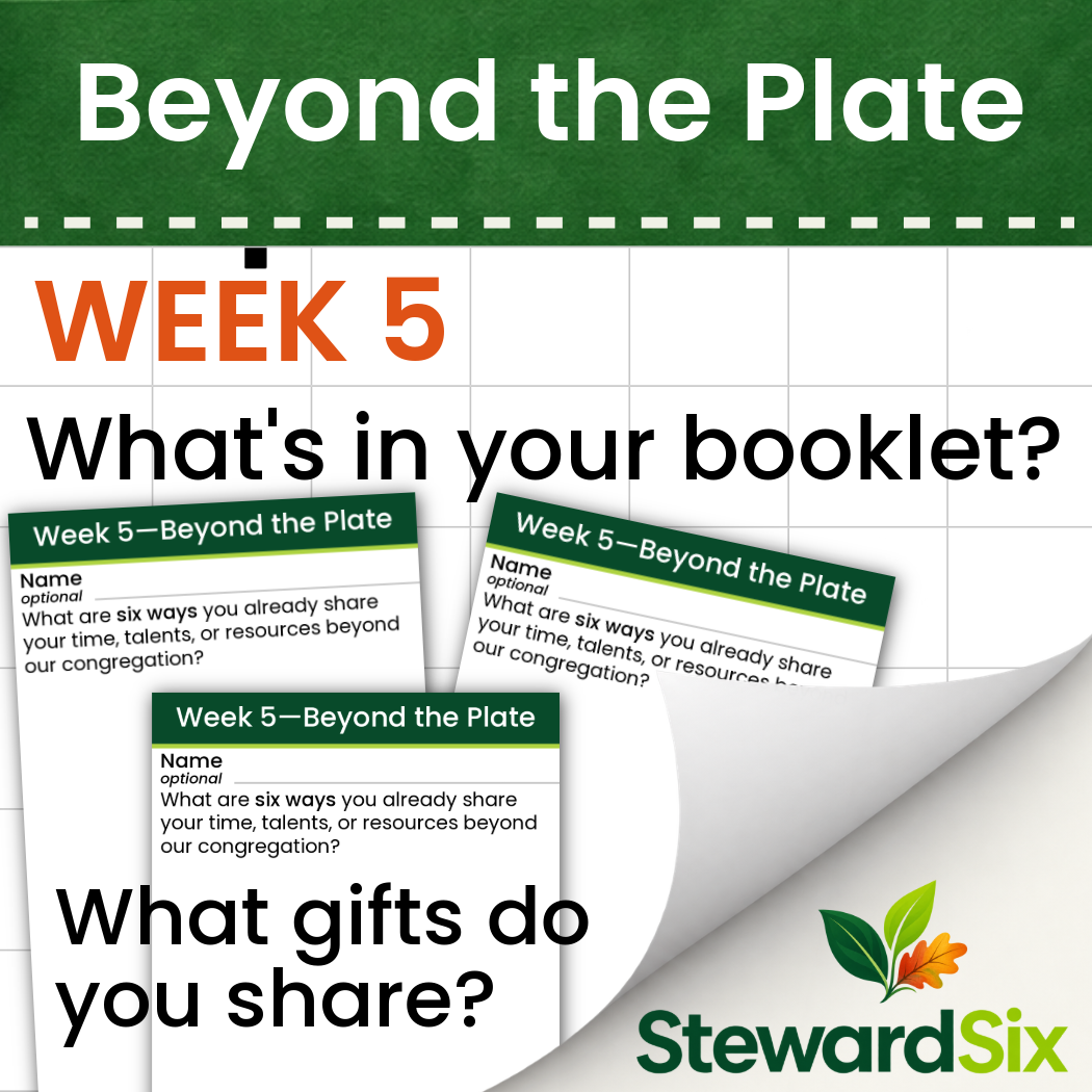 WEEK # 5 - BEYOND THE PLATE